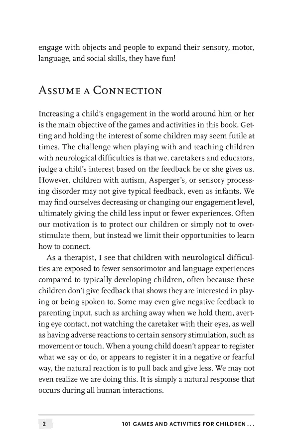 101 Games and Activities for Children With Autism, Asperger's, and Sensory Processing Disorders