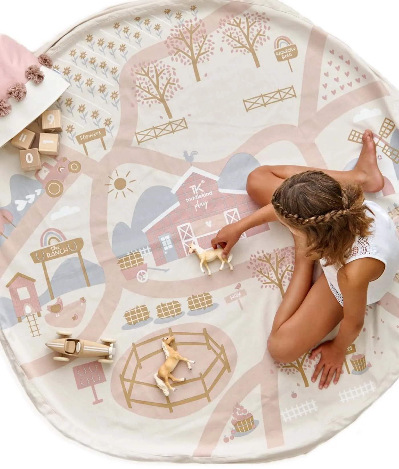 2-in-1 Playmat   Toy Bag | The Ranch