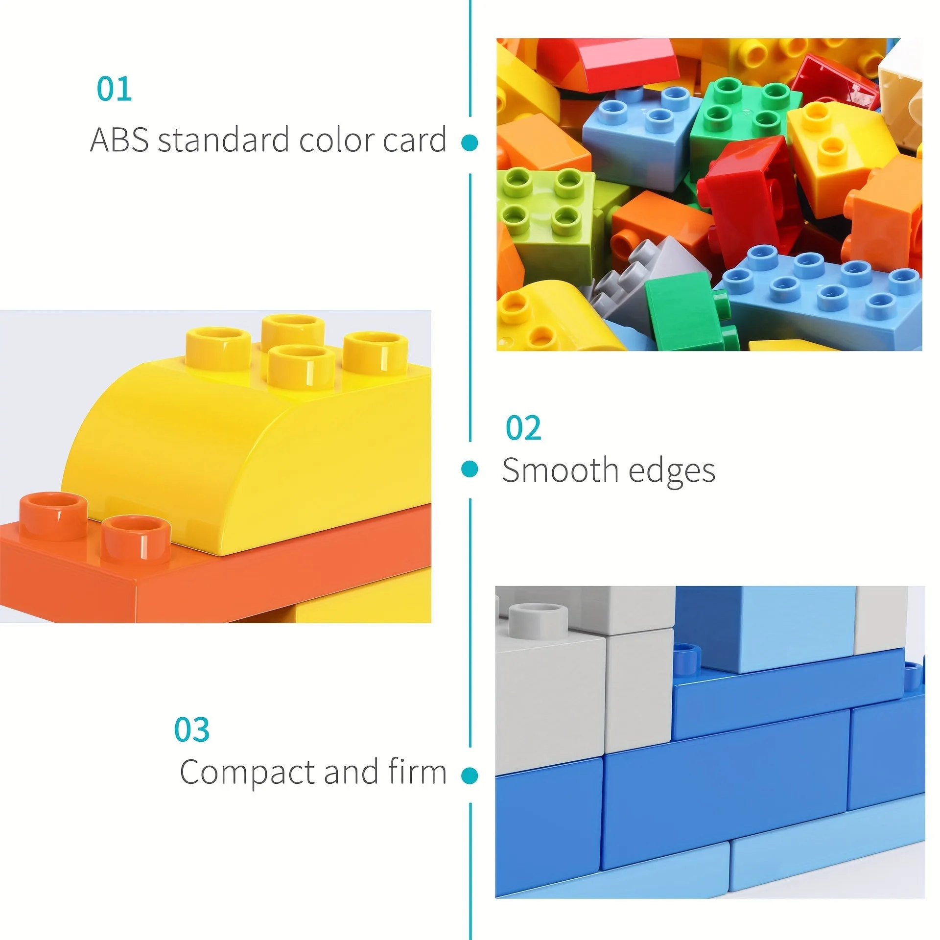 500g Large Building Blocks Educational Puzzle Toys for Kids