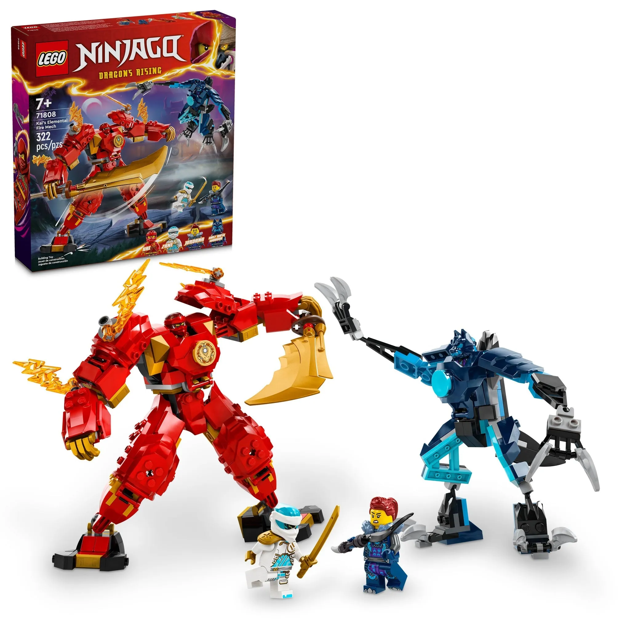 71808 Kai's Elemental Fire Mech