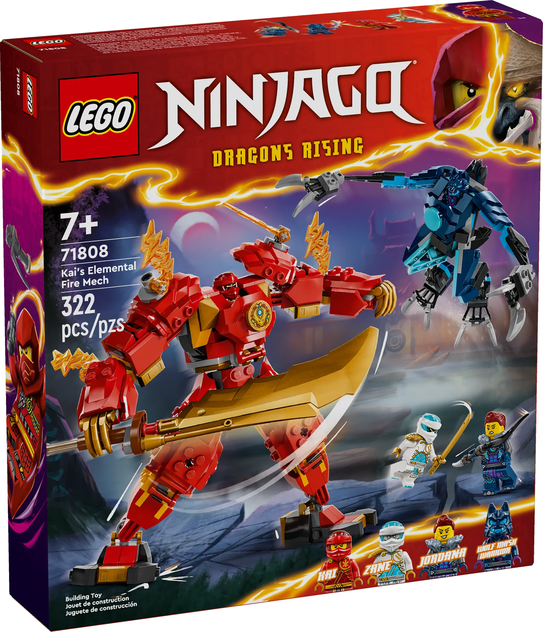 71808 Kai's Elemental Fire Mech