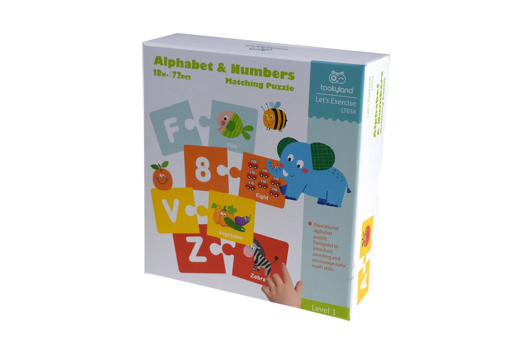 Alphabet & Number Matching Puzzle Game