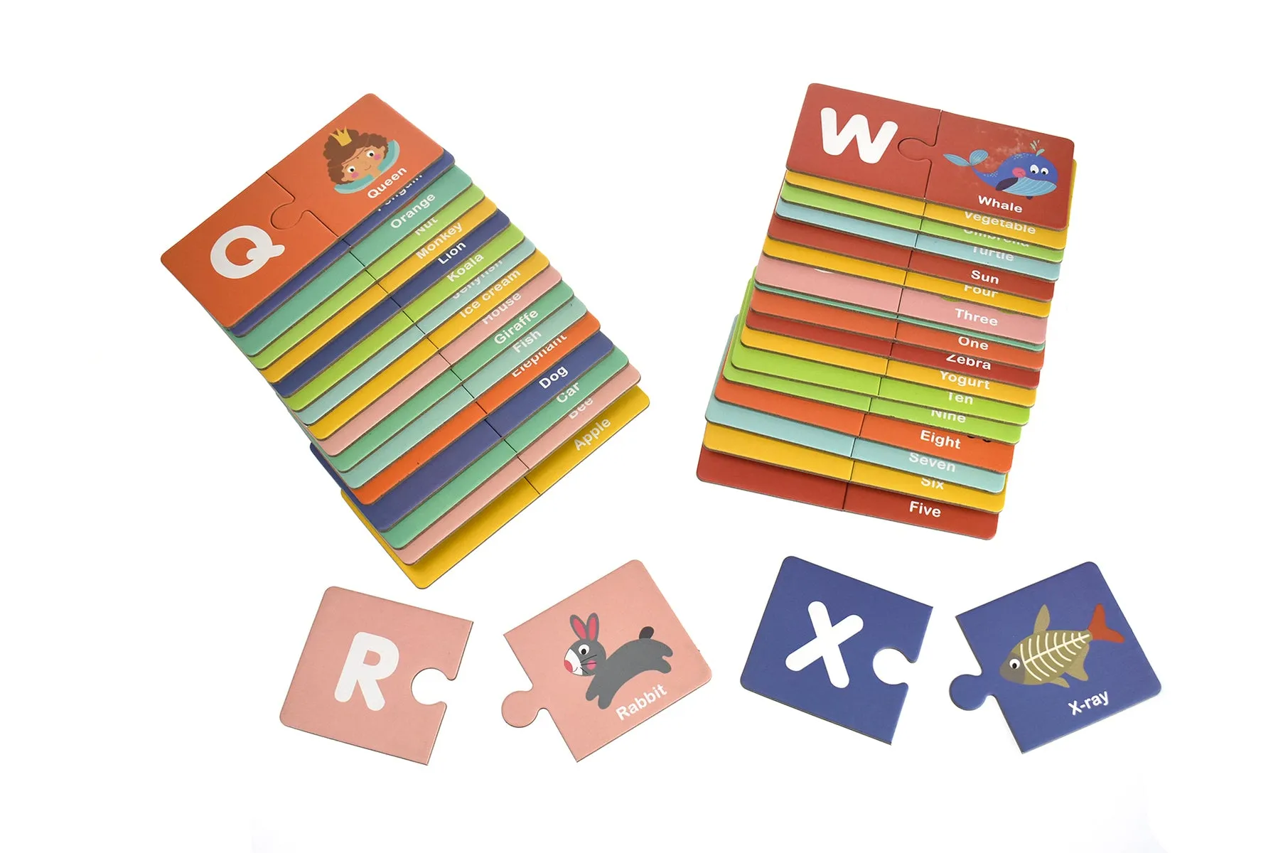 Alphabet & Number Matching Puzzle Game