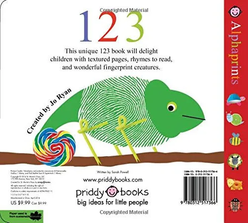 Alphaprints 123 (Board Book)