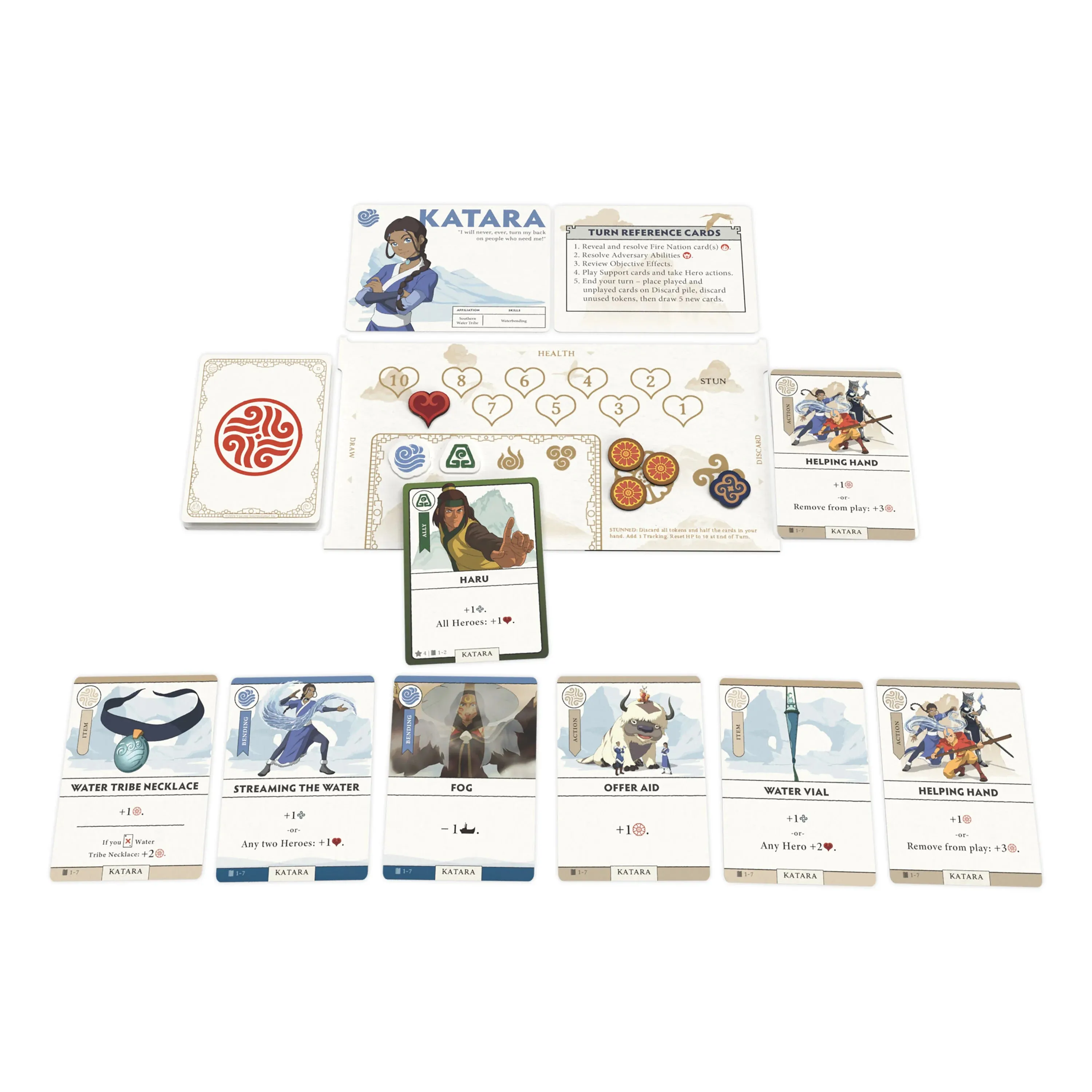 Avatar Last Airbender - Aang's Destiny Deckbuilding Game