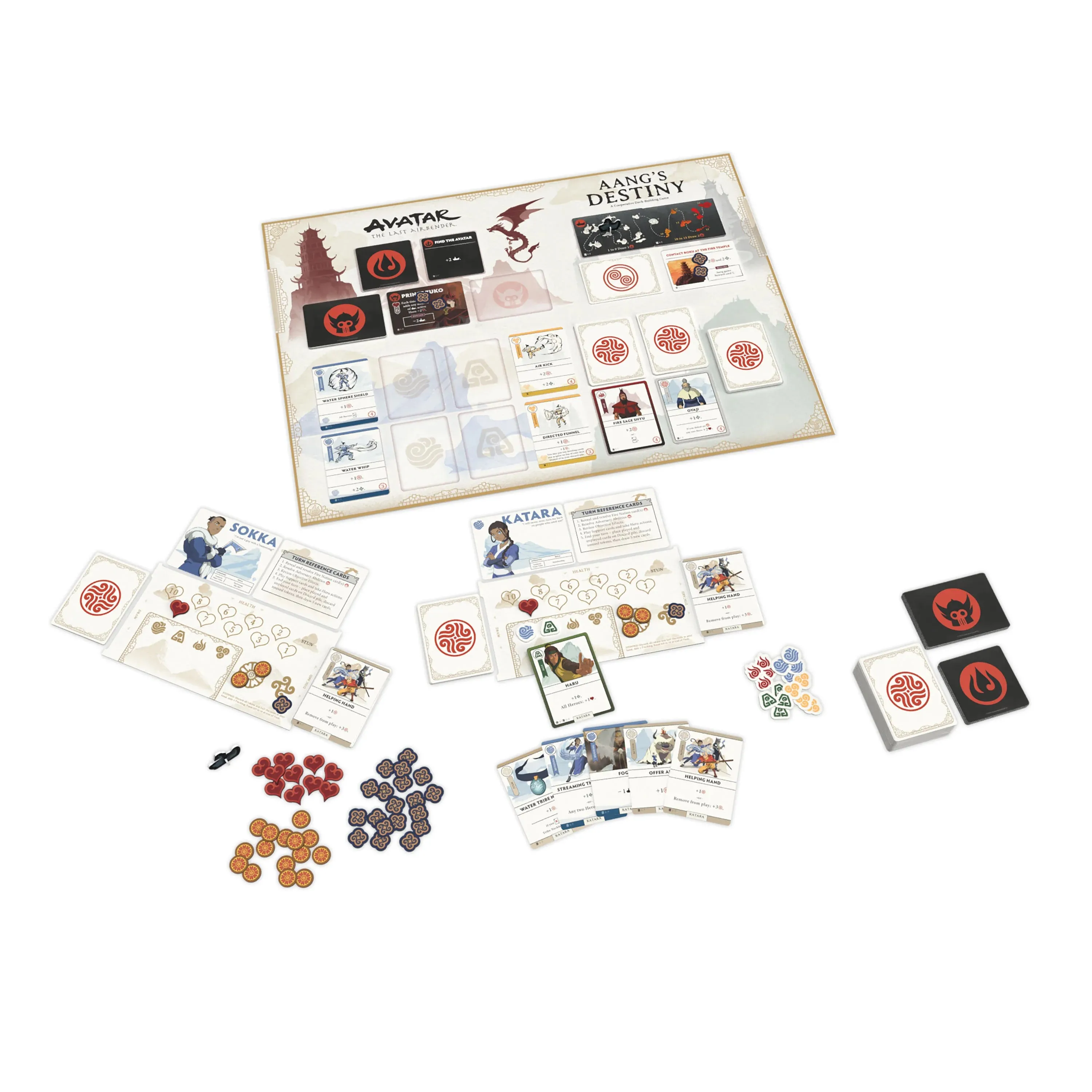 Avatar Last Airbender - Aang's Destiny Deckbuilding Game