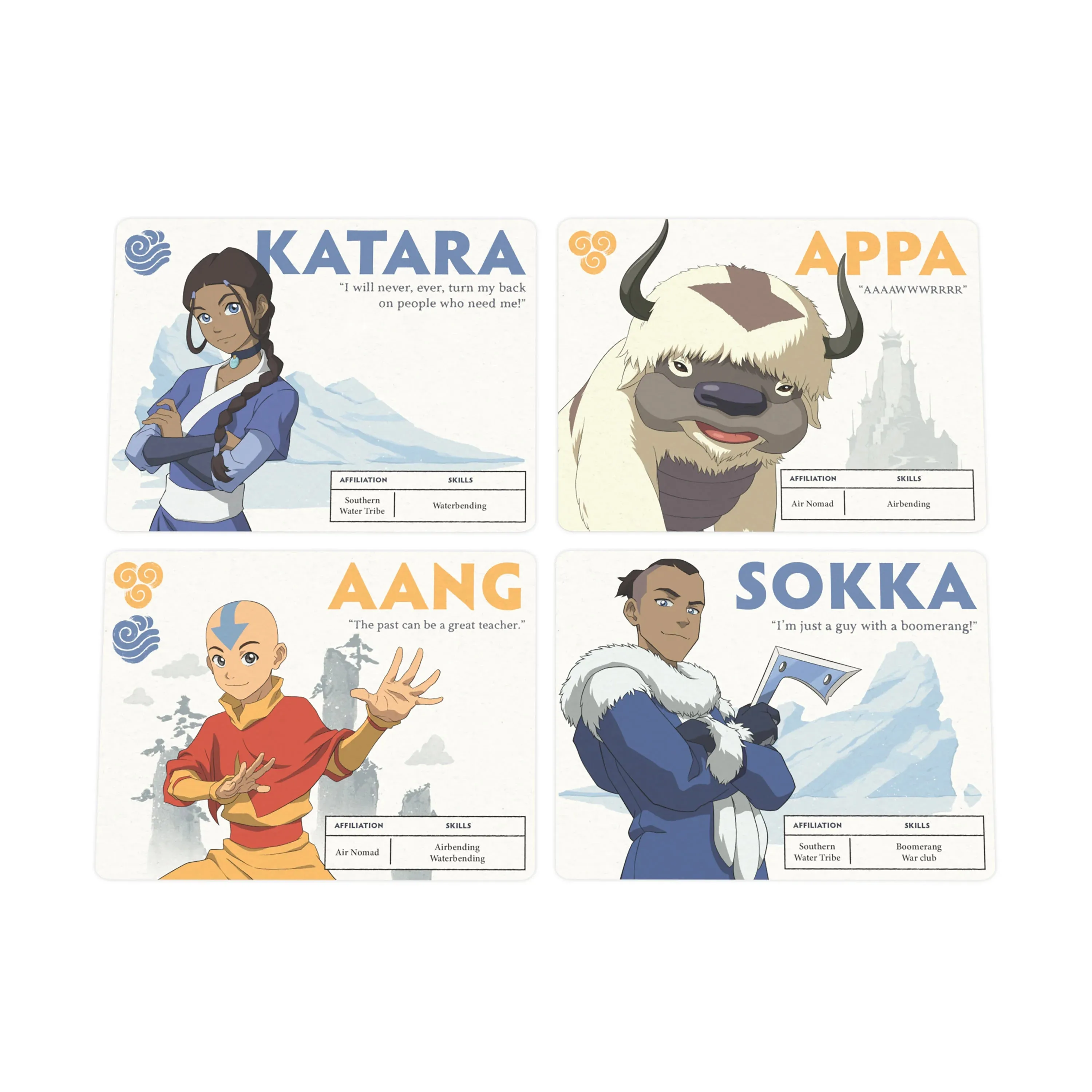 Avatar Last Airbender - Aang's Destiny Deckbuilding Game