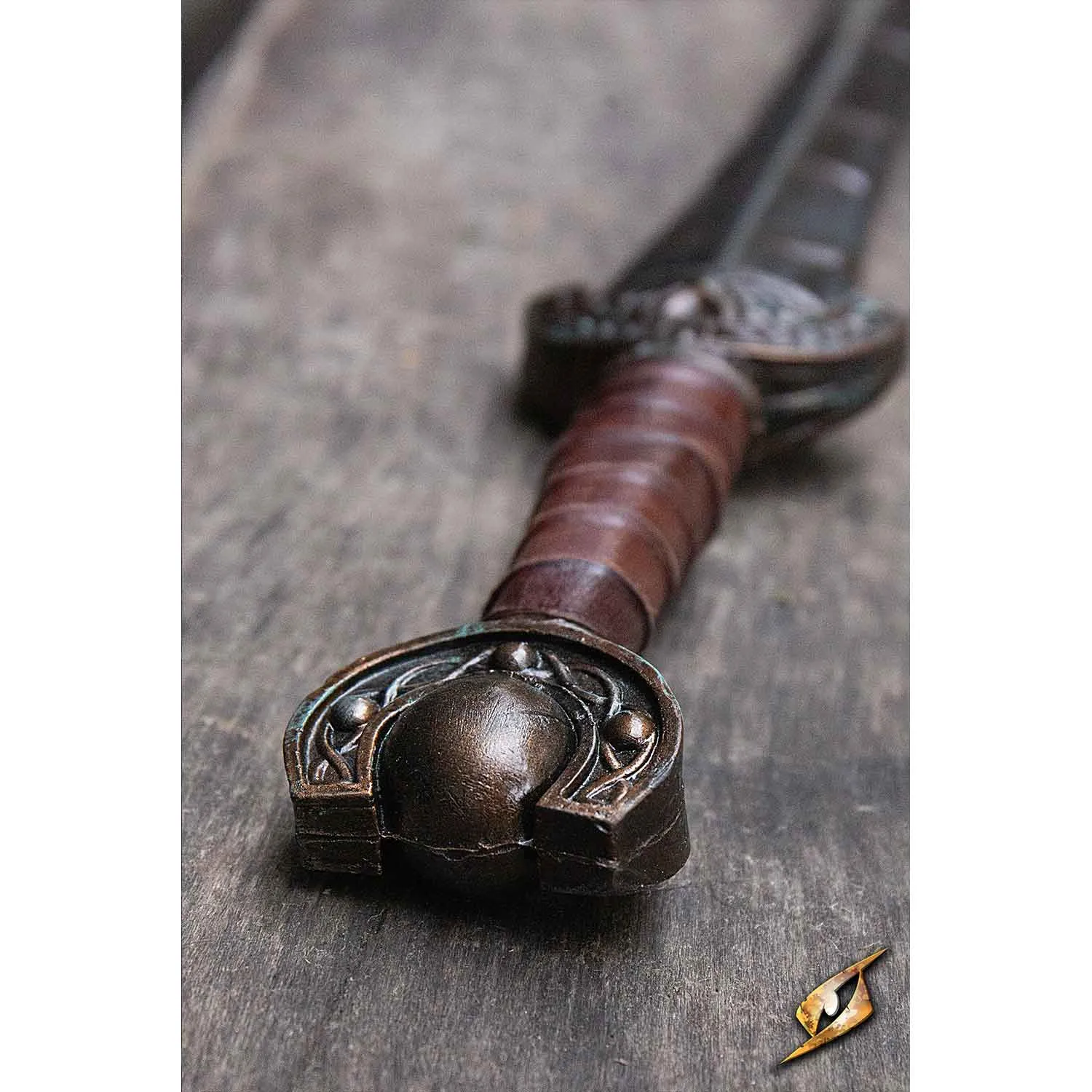 Battleworn Celtic Leaf Sword - 60 cm
