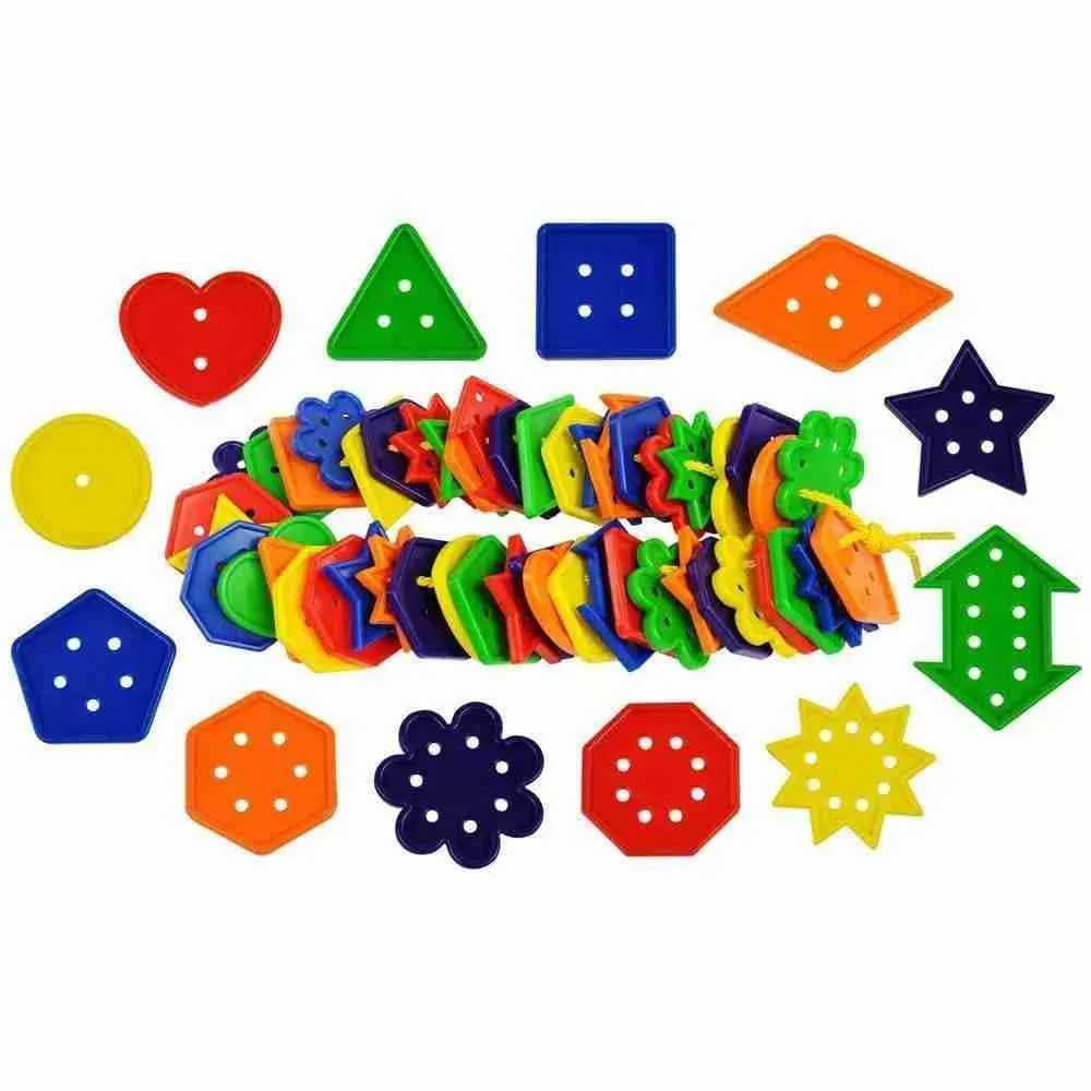 Bigjigs 12 Shape Number & Geometry Buttons