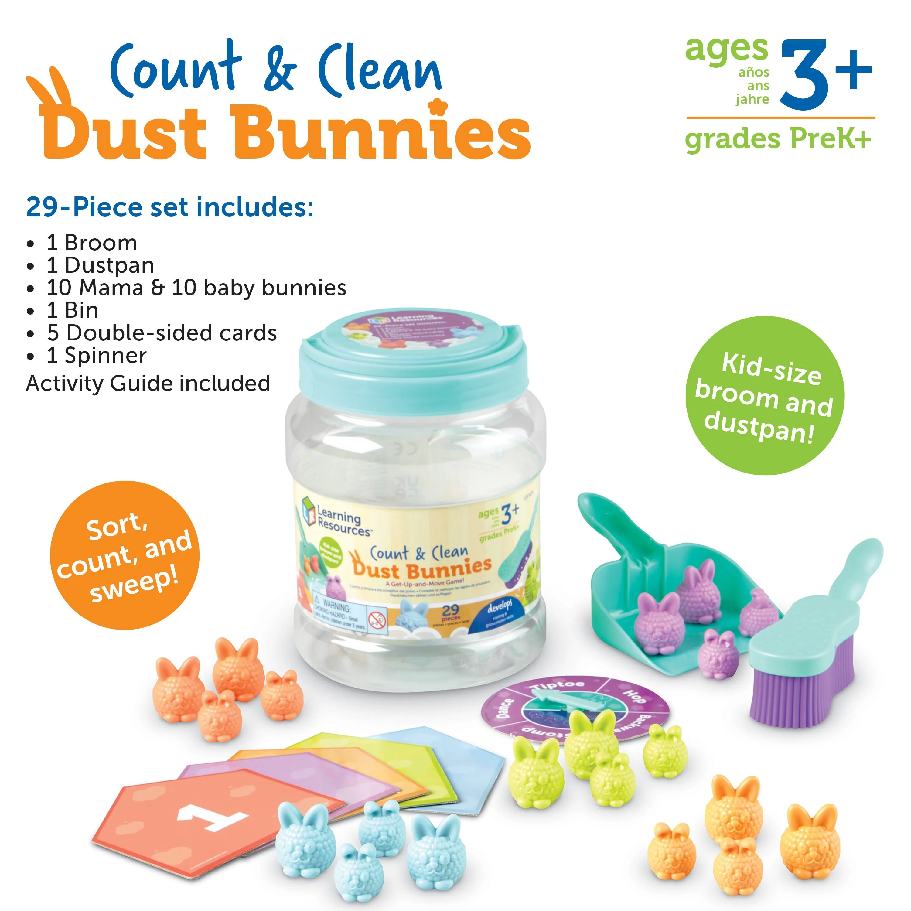 Count & Clean Dust Bunnies
