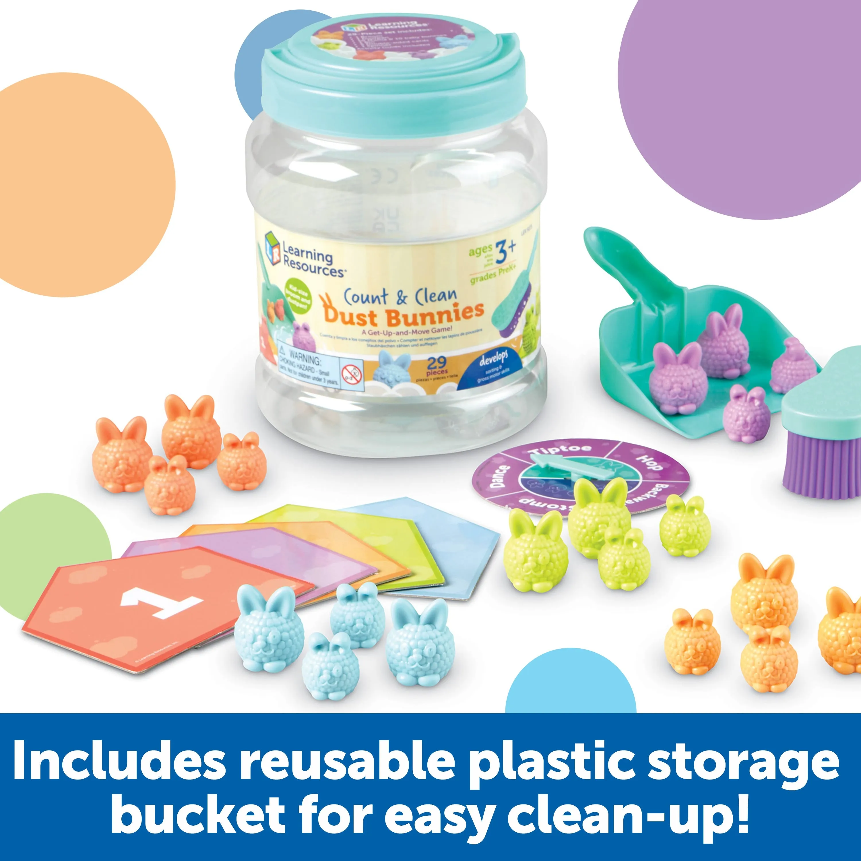 Count & Clean Dust Bunnies