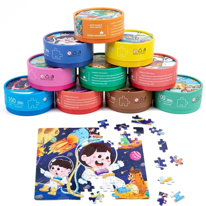 Discover Fun Jigsaw puzzle 100 Pieces Random Designs - 701