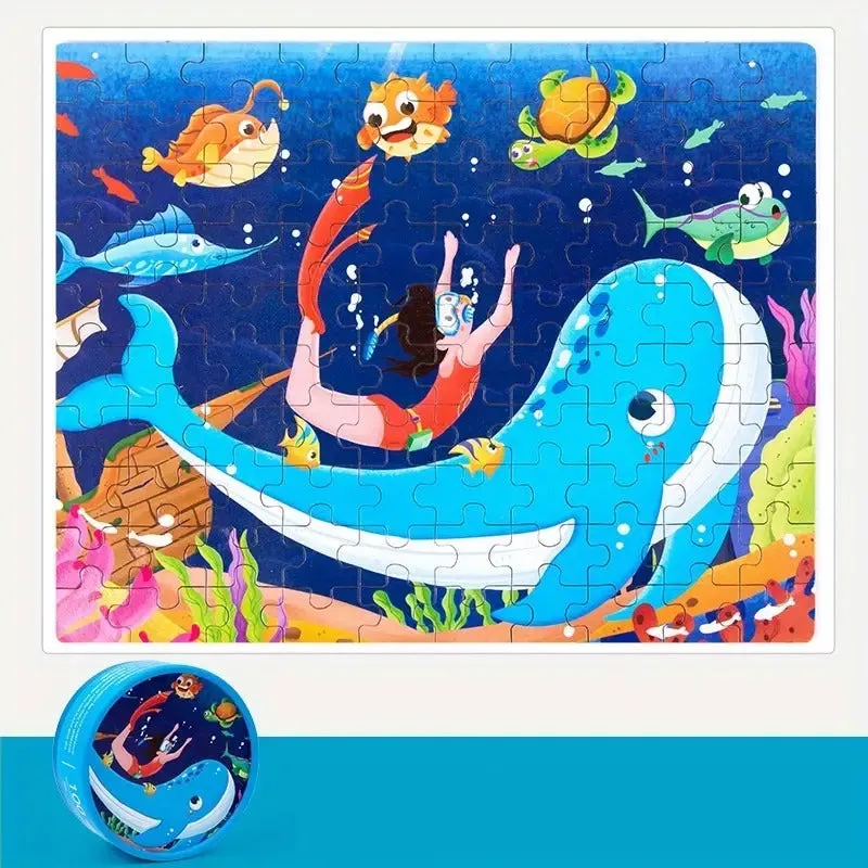 Discover Fun Jigsaw puzzle 100 Pieces Random Designs - 701