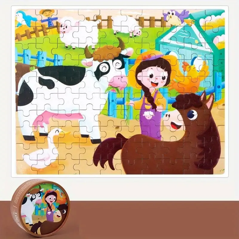 Discover Fun Jigsaw puzzle 100 Pieces Random Designs - 701