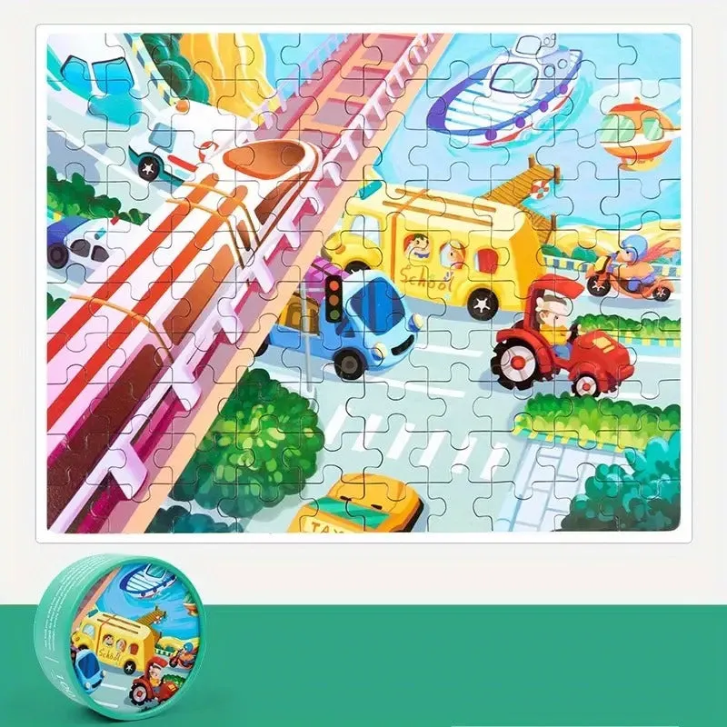 Discover Fun Jigsaw puzzle 100 Pieces Random Designs - 701