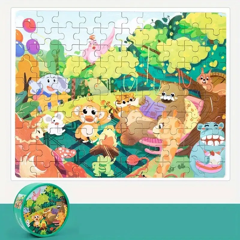 Discover Fun Jigsaw puzzle 100 Pieces Random Designs - 701