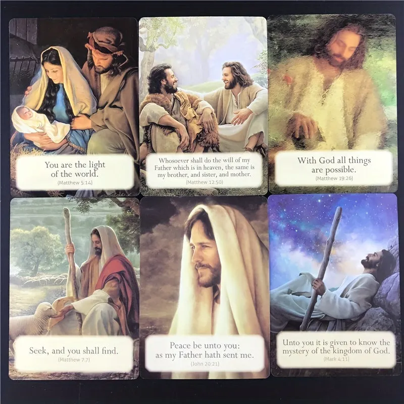 Discover Jesus Wisdom with Loving Words Oracle Cards  Game