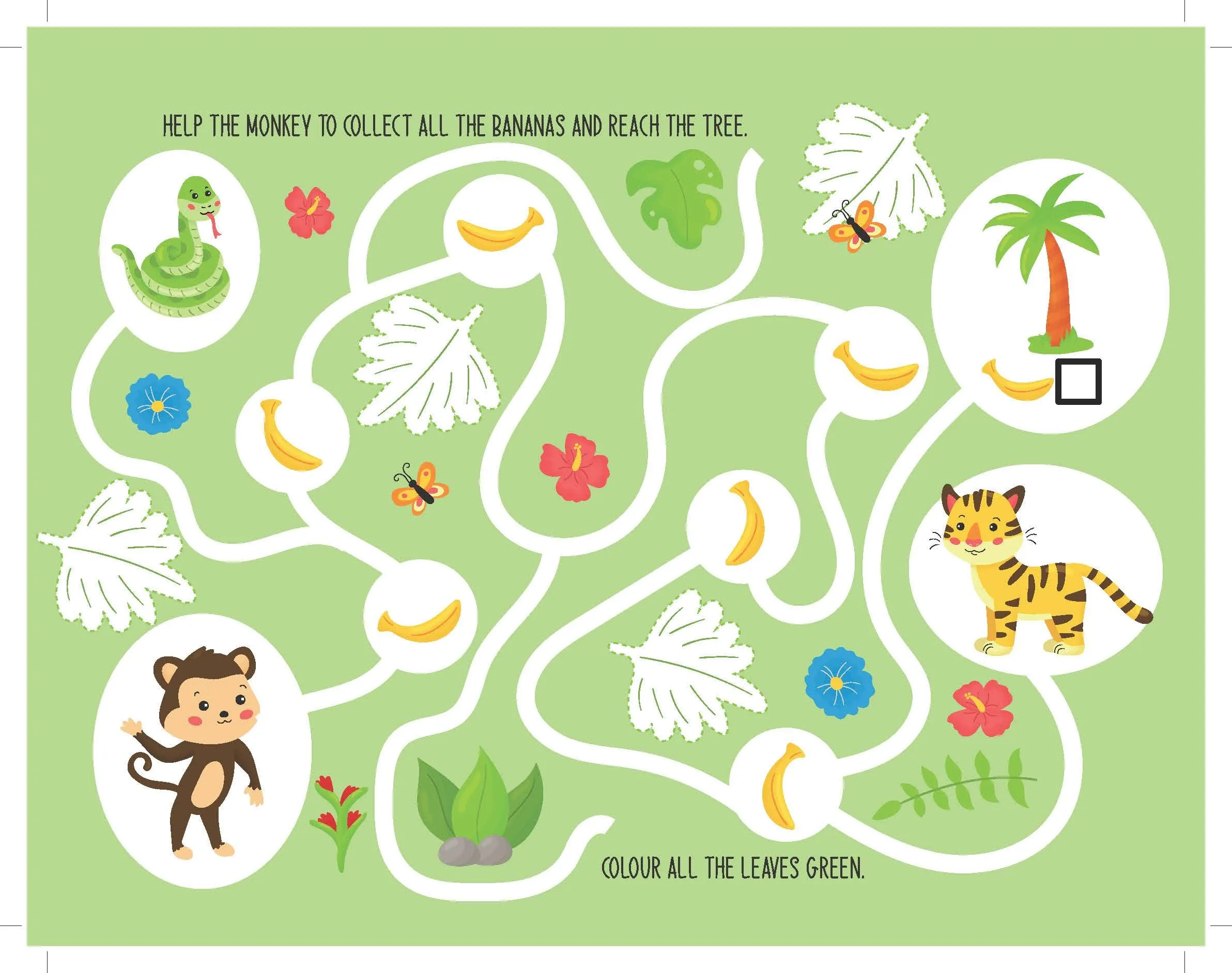 Dreamland Fun with Animals - An Activity & Colouring Book for Kids Ages 3 