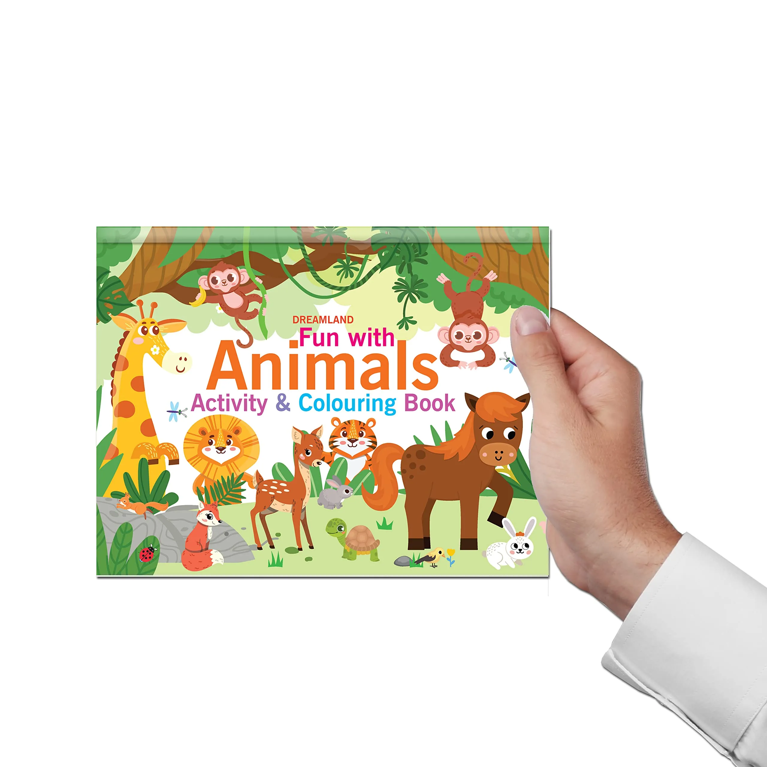 Dreamland Fun with Animals - An Activity & Colouring Book for Kids Ages 3 