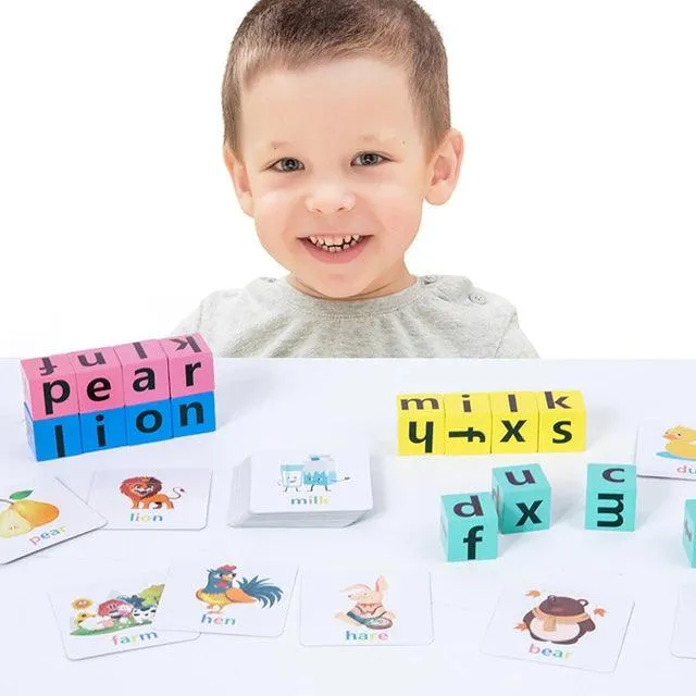 Engaging Montessori Wooden Letter Blocks for Early Learning and Cognitive Development