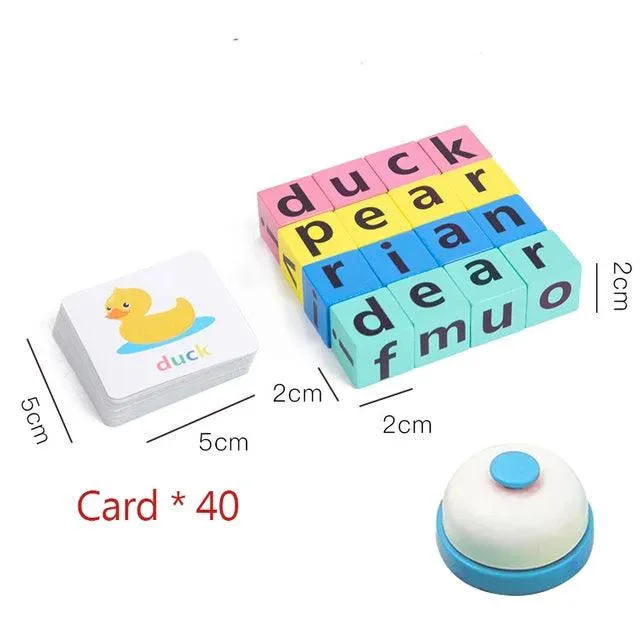 Engaging Montessori Wooden Letter Blocks for Early Learning and Cognitive Development