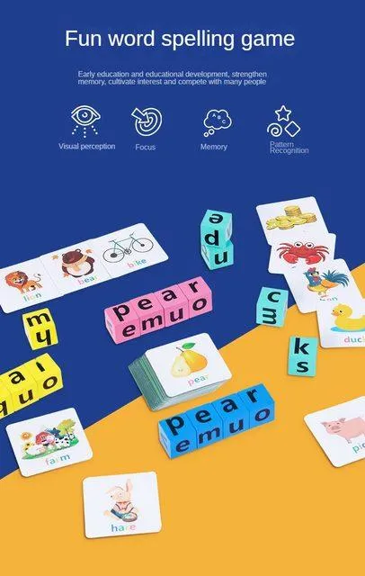 Engaging Montessori Wooden Letter Blocks for Early Learning and Cognitive Development