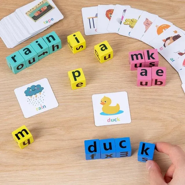 Engaging Montessori Wooden Letter Blocks for Early Learning and Cognitive Development