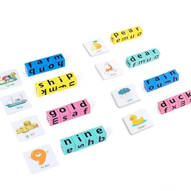 Engaging Montessori Wooden Letter Blocks for Early Learning and Cognitive Development