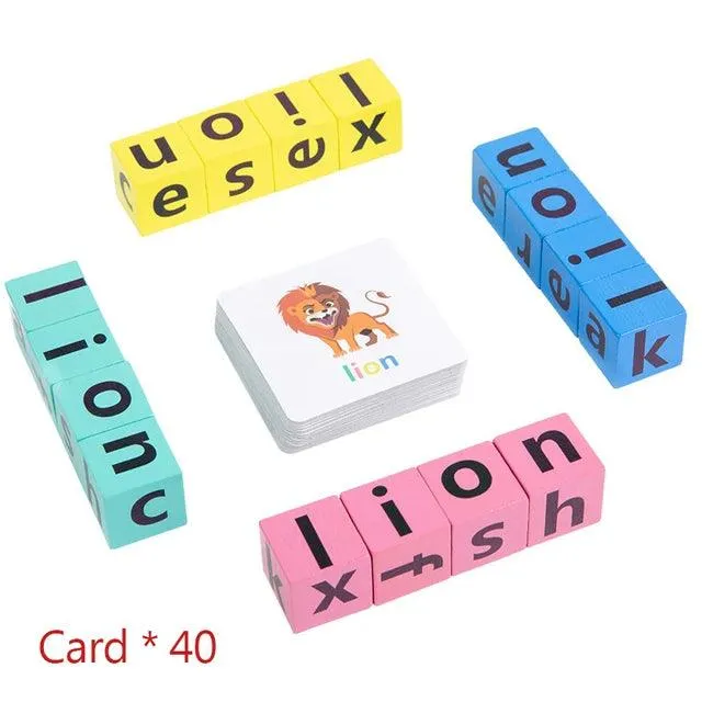 Engaging Montessori Wooden Letter Blocks for Early Learning and Cognitive Development