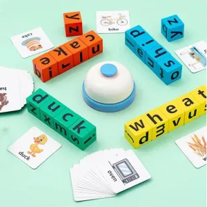 Engaging Montessori Wooden Letter Blocks for Early Learning and Cognitive Development