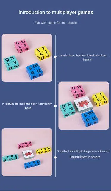 Engaging Montessori Wooden Letter Blocks for Early Learning and Cognitive Development
