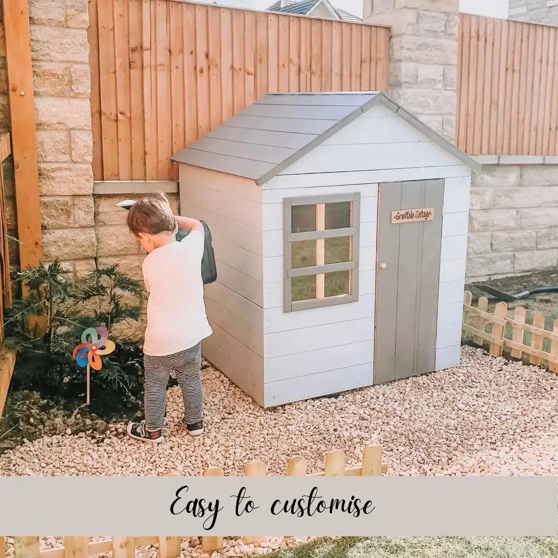 Evermeadow Playhouse – Kids Wooden Playhouse