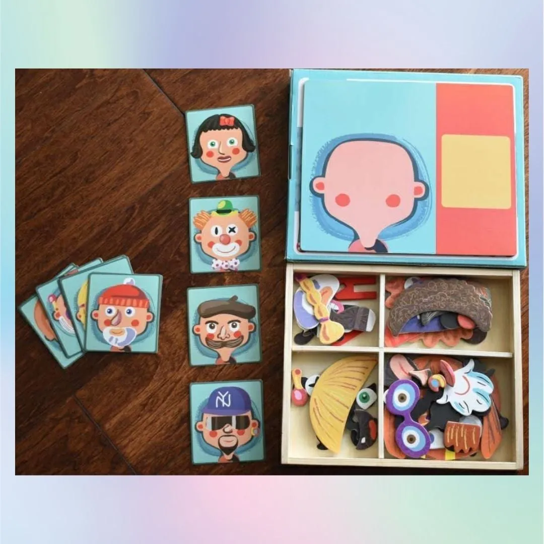 Facial Features Puzzle Game Gadgets For Childrens
