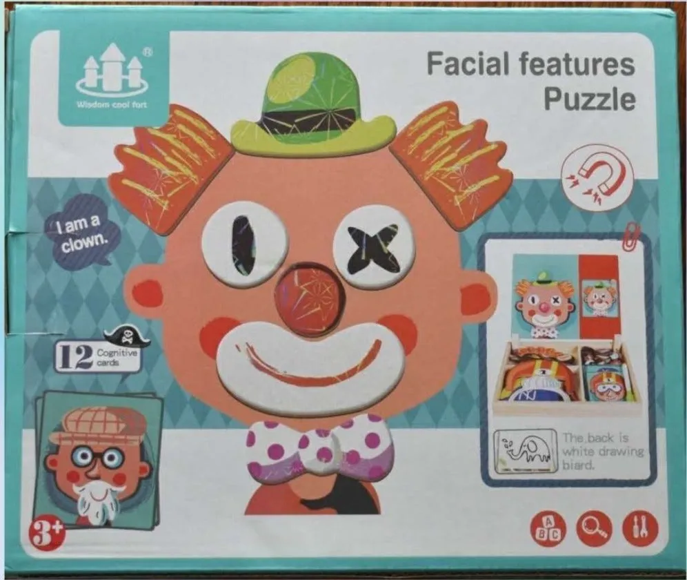 Facial Features Puzzle Game Gadgets For Childrens