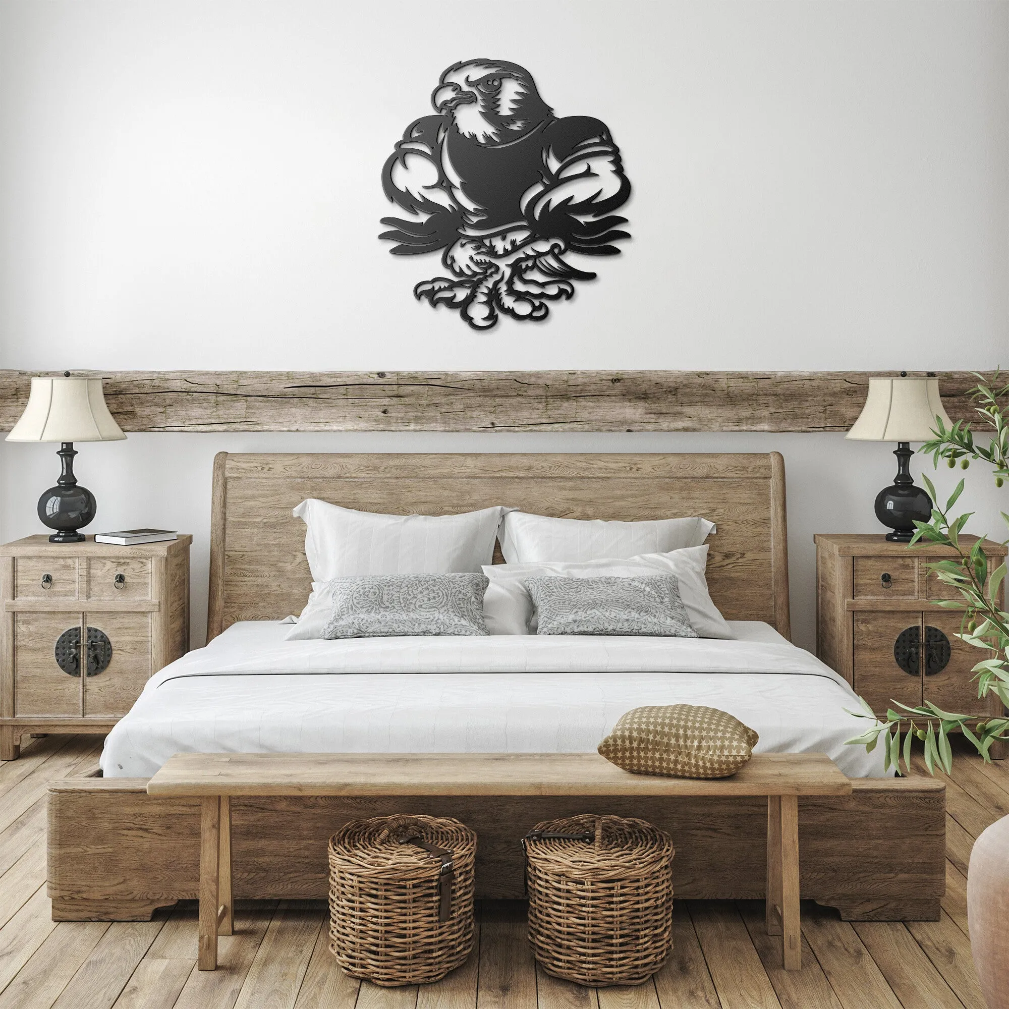 Falcon-Eagle03X-Mascot Steel Art