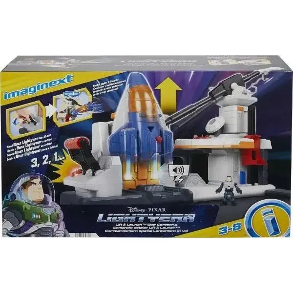 Fisher Price Imaginext Lift & Launch Buzz Lightyear Star Command Playset