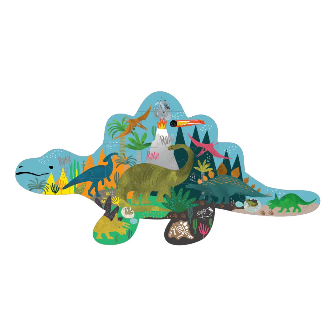 Floss & Rock Dinosaur Puzzle - 20 Pieces