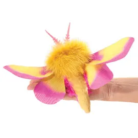Folkmanis Finger Puppet- Mini Rosy Maple Moth
