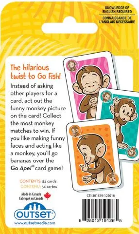 Go apes card game