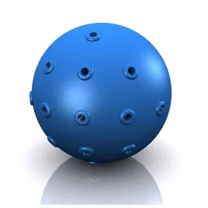 Hugs Pet Products Hydro Dog Ball Toy Blue 2" X 2" X 2"