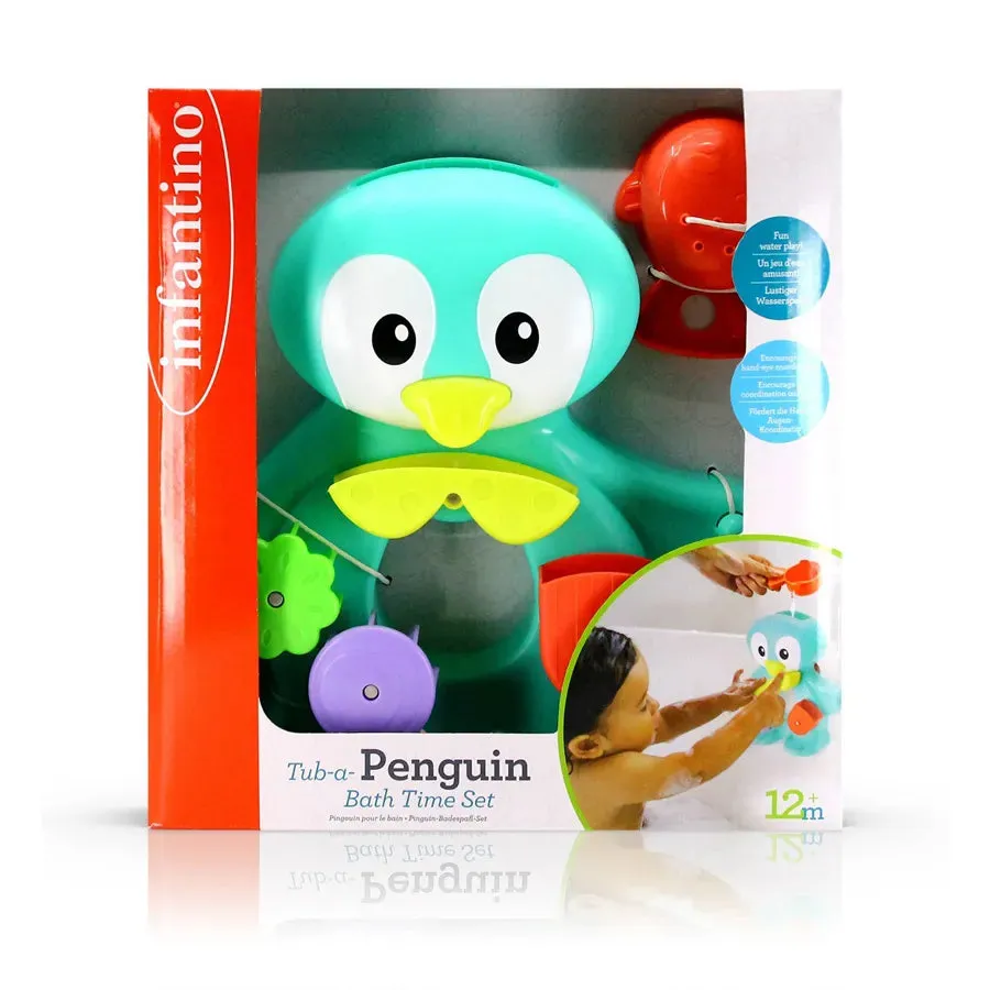 Infantino Tub-a-Penguin Bath Time set