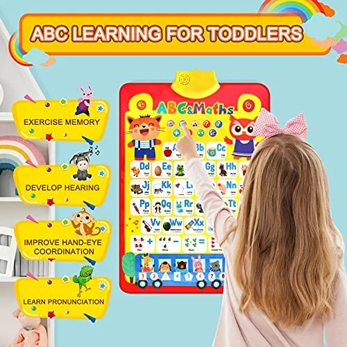 Interactive Alphabet and Number Talking Wall Chart - 796