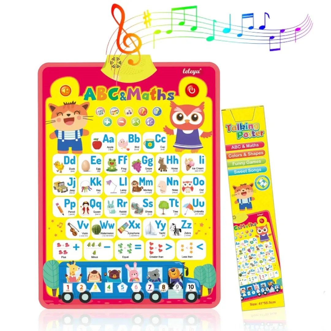 Interactive Alphabet and Number Talking Wall Chart - 796