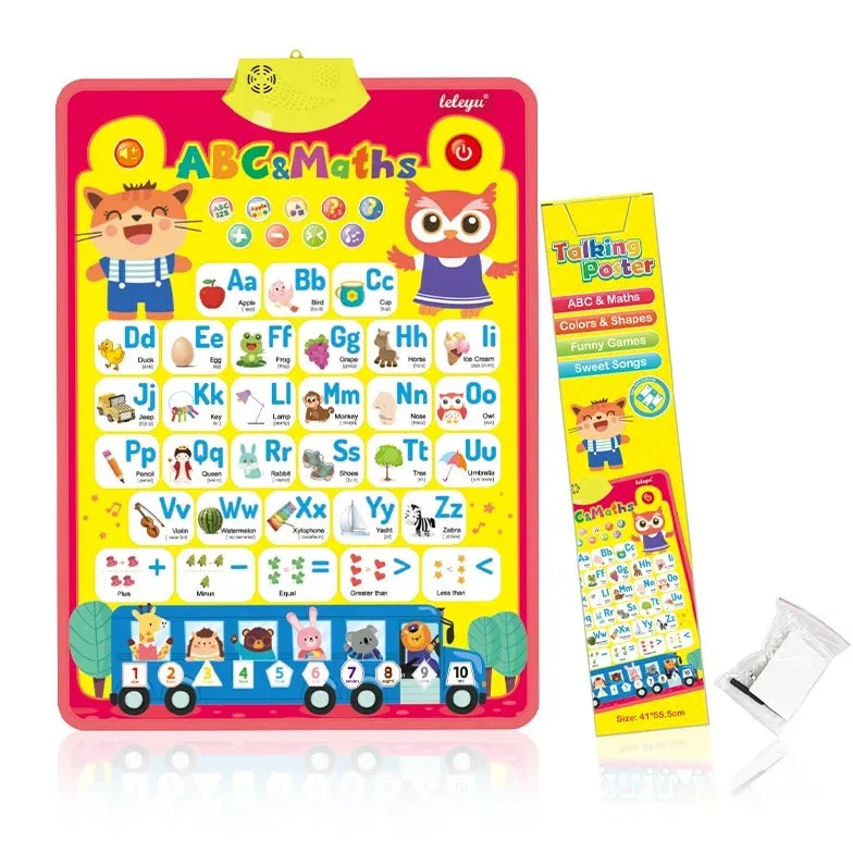 Interactive Alphabet and Number Talking Wall Chart - 796