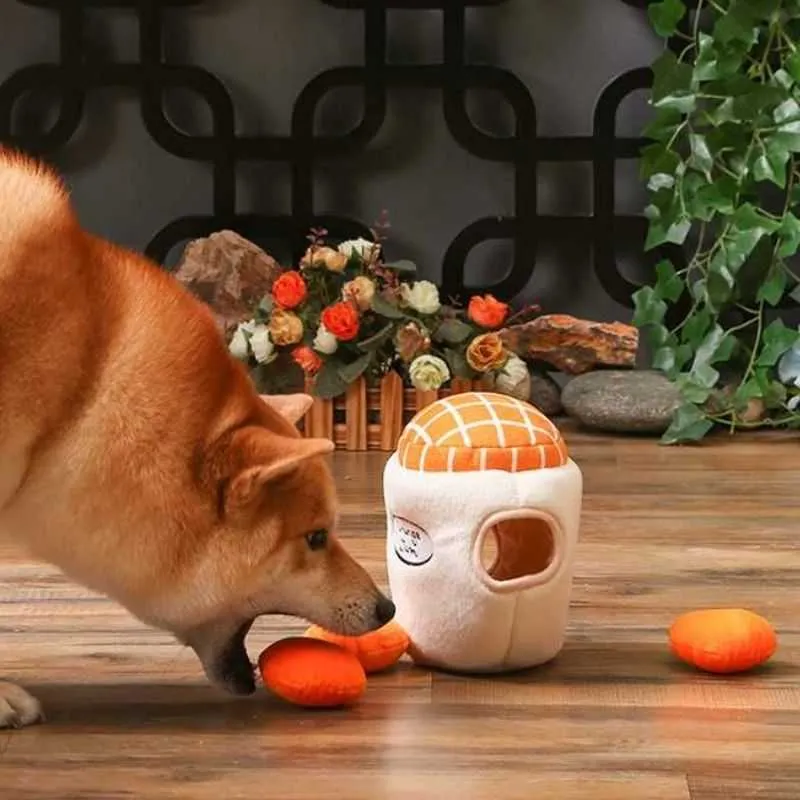 Jam Pot Burrow Dog Toy
