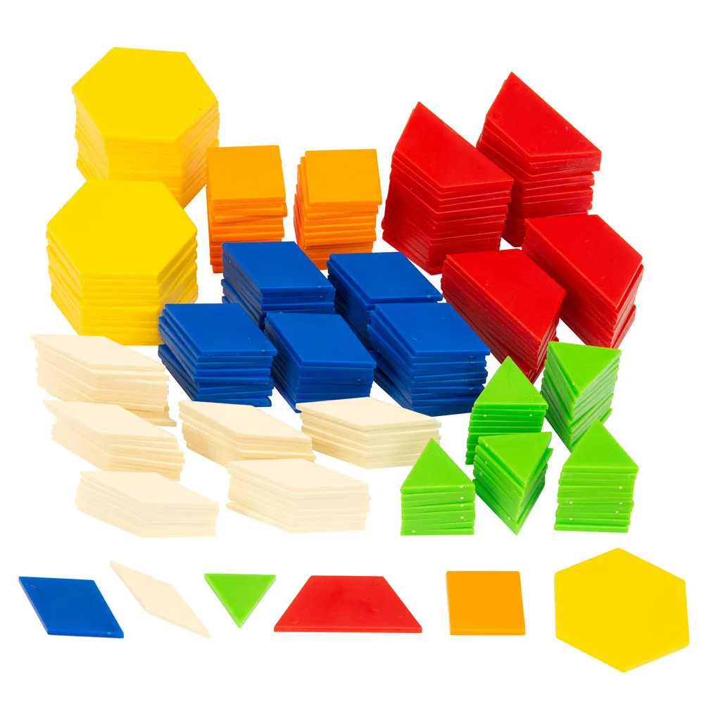 Kids First Math: Pattern Blocks Math Kit with Activity Cards