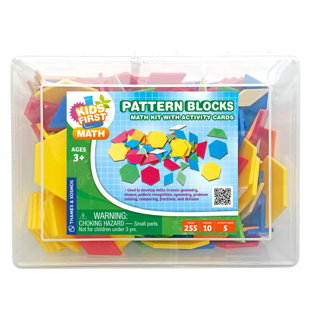Kids First Math: Pattern Blocks Math Kit with Activity Cards
