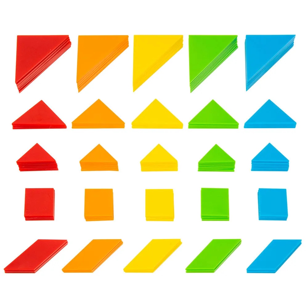 Kids First Math: Tangram Shapes Math Kit with Activity Cards