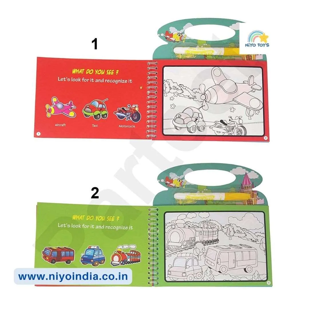 Magic Water Painting Book Magic Doodle Pen Kids