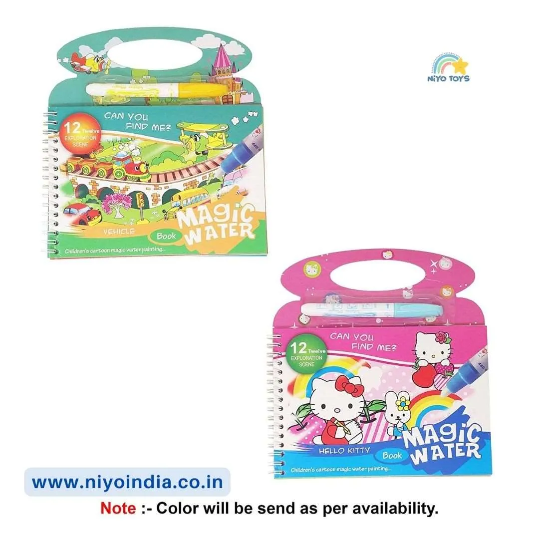 Magic Water Painting Book Magic Doodle Pen Kids